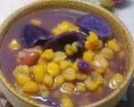 紫薯玉米粒粥